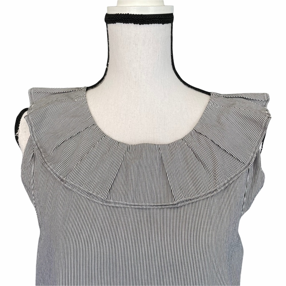 Tibi Striped Ruffle Top - Picture 5 of 8